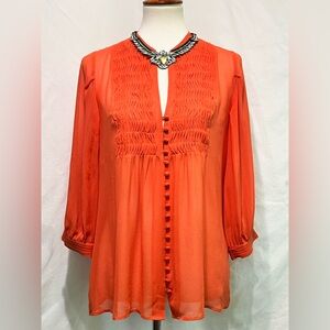 Joie Silk Button-Up Shirt